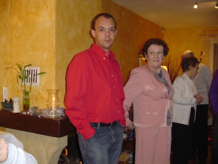 1er noël tous ensemble : yann et sa mère 